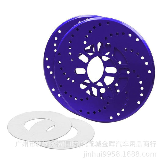 Car Modification Appearance Brake Disc Decorative Sheet Hubcap Brake Disc Color Change Aluminum Alloy Brake Disc Brake Drum