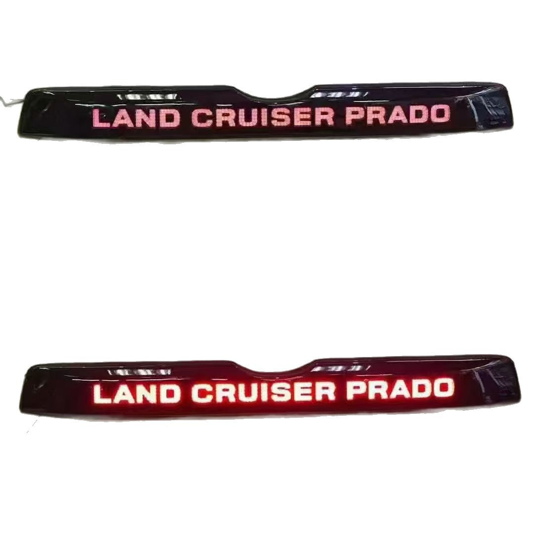 Toyota Prado 18-23 Tailgate Trim Strips With Lights, Led Lights, Trunk Decorative Bright Strips Modification