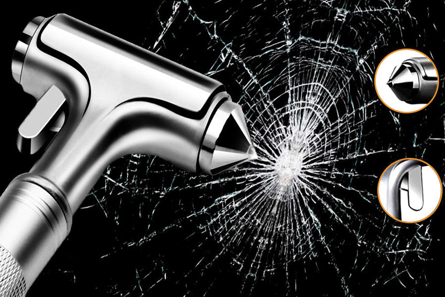 Car Emergency Escape Hammer: Life Saver, Window Breaker,