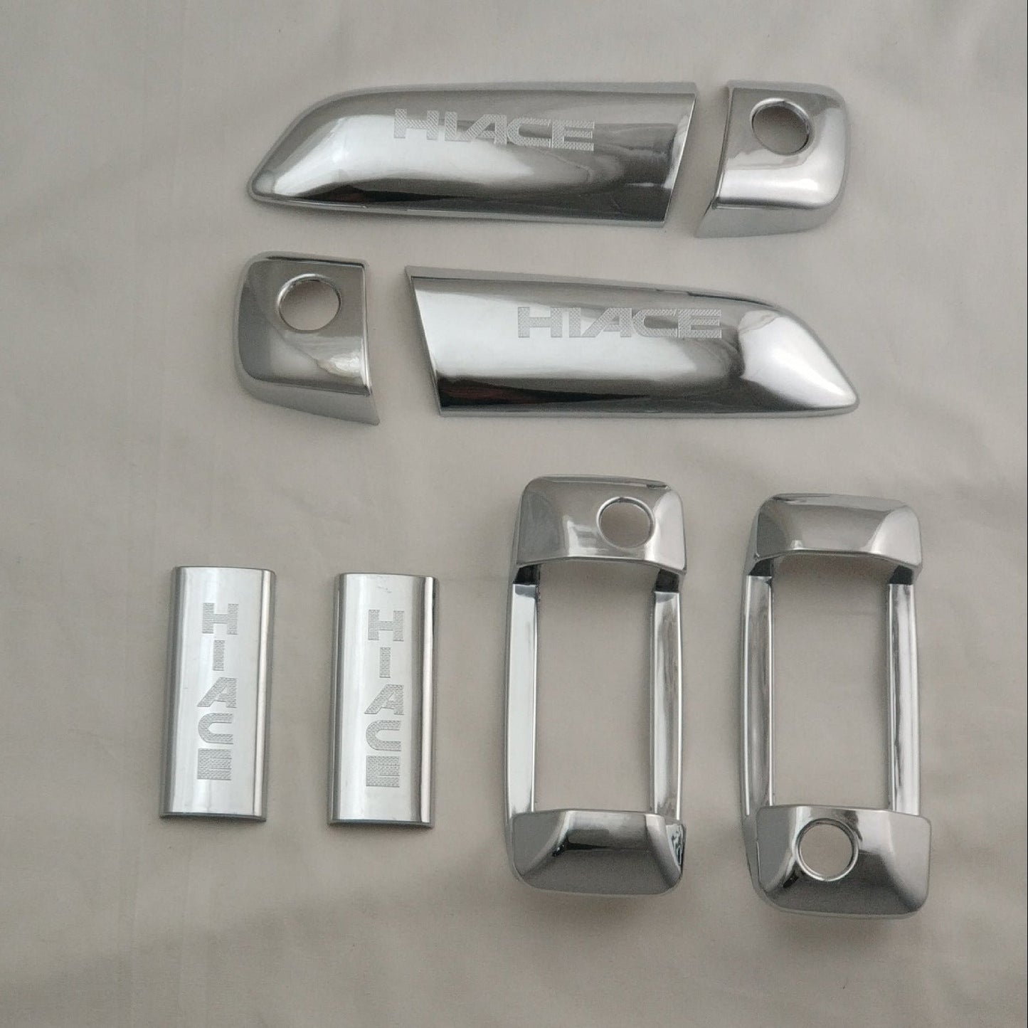 Toyota 06-19 Hiace 200 Series Handle, Electroplated Door Handle Covers, Abs Material Handle Chrome
