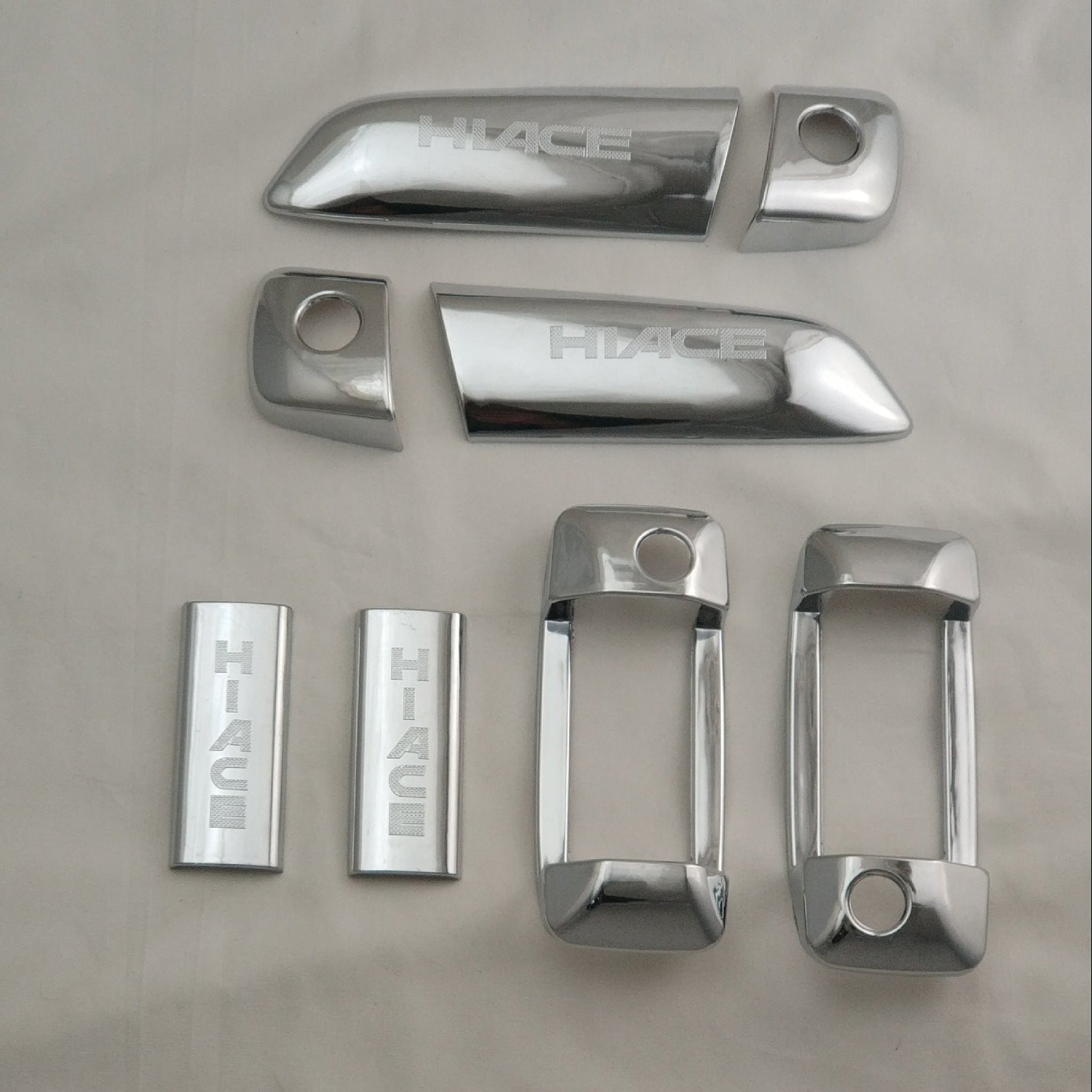 Toyota 06-19 Hiace 200 Series Handle, Electroplated Door Handle Covers, Abs Material Handle Chrome
