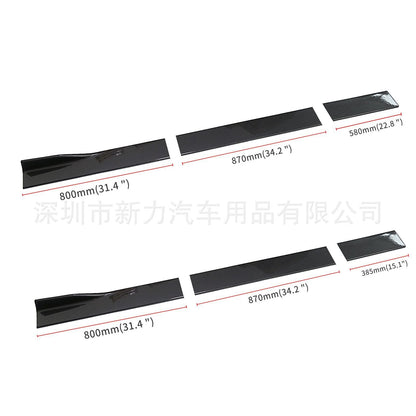 Factory Direct Supply Car Modification Universal Large Side Skirt Modification Three-section Combination Side Skirt 2 Meters Side Shovel Size Surround