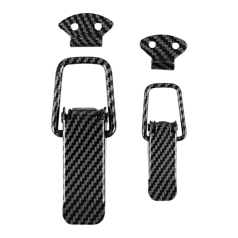 Car Modification Rear Trunk Pull Buckle Surrounding Fixed Pull Buckle Bumper Lock Surrounding Repair Gap Decorative Lock