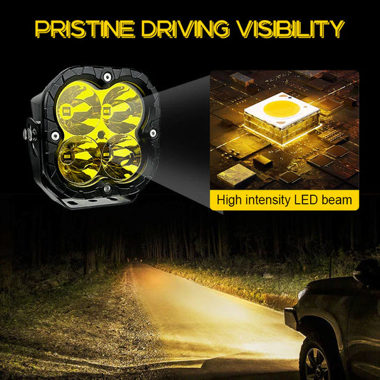 4X4 Front Bumper Spotlight Super Bright Off-road Vehicle LED Light