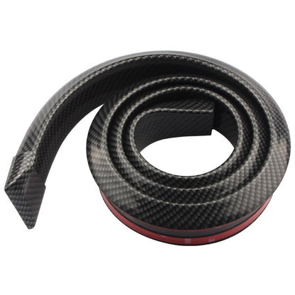 Car Rear Rubber Wing Carbonfiber Pattern, Sedan Digi Rubber, Car Small Rear Wing, Modified Universal Digi Rubber Spoiler Wing