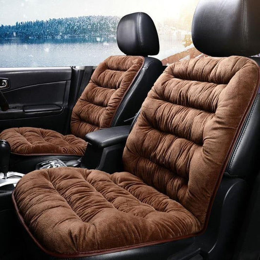 Stylish Velvet Car Seat Cushion - 1 Pc, Easy Installation and Durable Comfort