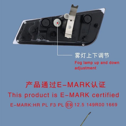 Suitable For Volvo Fh3/Fm3 Fog Light Assembly Volvo Truck Modified Led Front Fog Light Super Bright Light Fh Accessories