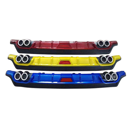 Universal Car Rear Lip Rear Protection Diffiuser Car Back Bumper Difiuser Car Modification Accessories Wholesale