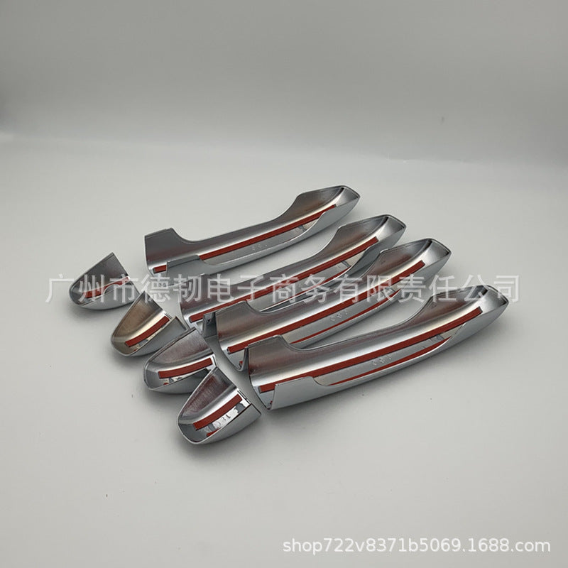 Proton X70 Door Handle Cover Chrome, Carbon Patren and Glossy Black Modification