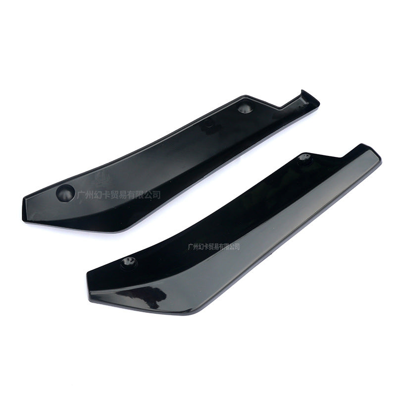 Car Universal Rear Corner Modification Rear Surround Corner Anti-Collision Decorative Rear Corner Protector Rear Lip Rear Spoiler Modification Parts