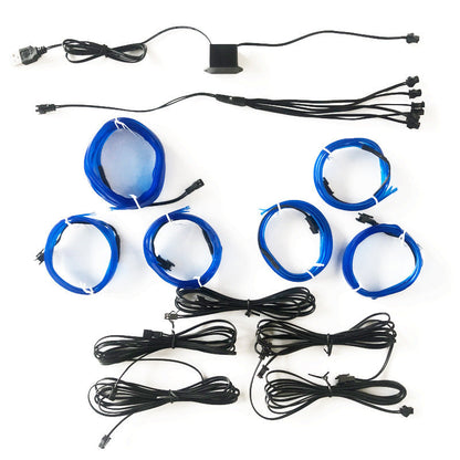 Car Atmosphere Light USB Car Cold Light Guide Line LED Wiring-free Modification Light Bar Central Control Atmosphere Light