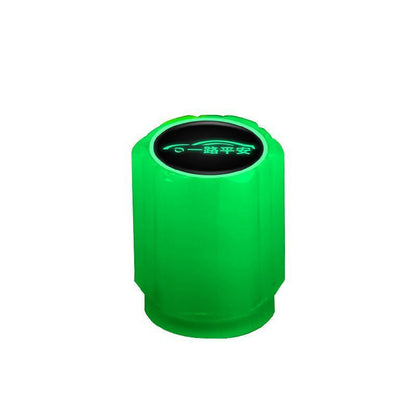 Luminous Tire Air Nozzle Cap Car Valve Cap Motorcycle Electric Car Vacuum Tire Air Nozzle Luminous Valve Core Cover