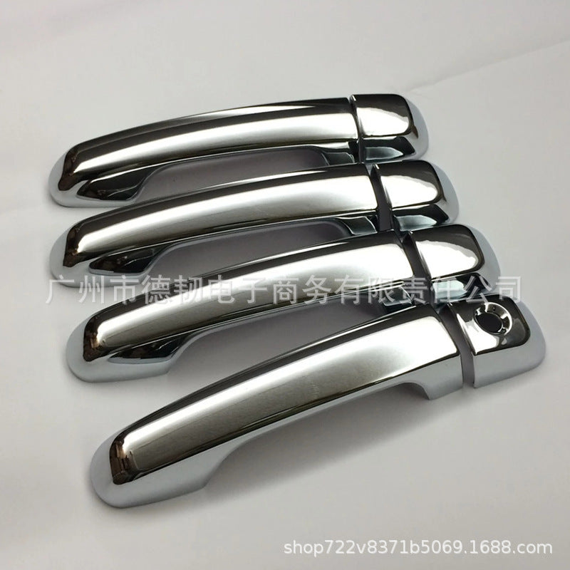 Suitable For 16-20 Toyota Land Cruiser Handle Cover Handle Sticker Door Handle Chrome Decoration