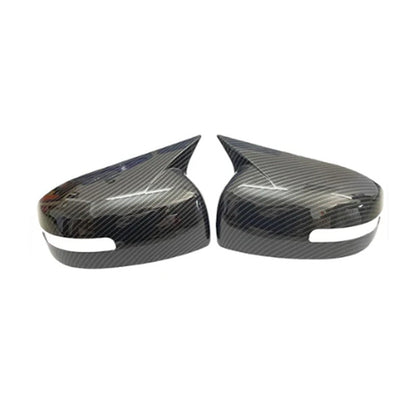 Mitsubishi 2008-16 Lancer X Ex Evo Batman Style Mirror Covers Carbon Fiber