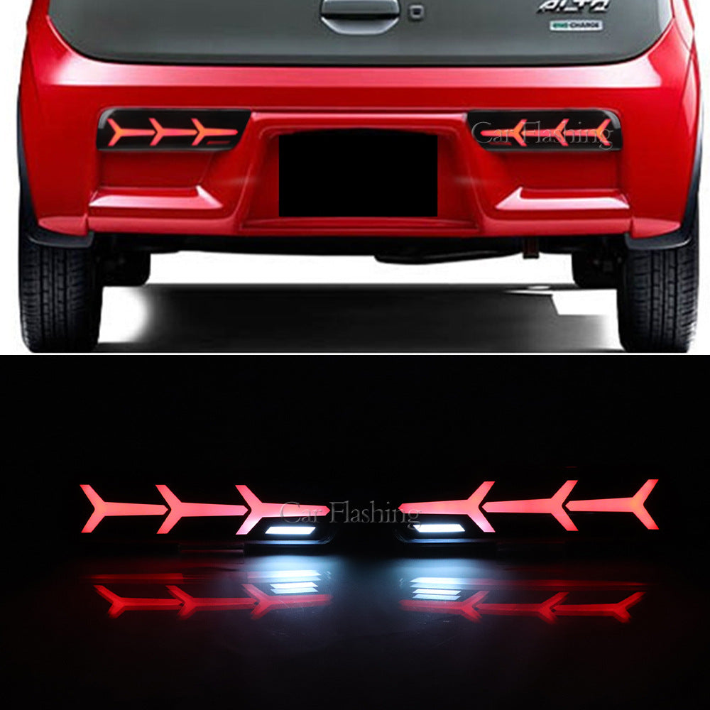 Suitable For Suzuki 16-22 Alto Rear Bumper Lights Alto Driving Lights Running Water Turn Signals Brake Lights