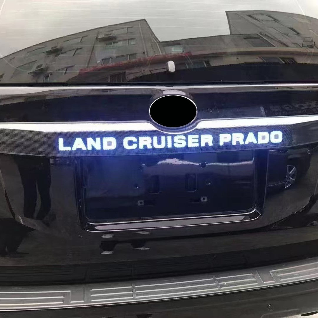 Toyota Prado 18-23 Tailgate Trim Strips With Lights, Led Lights, Trunk Decorative Bright Strips Modification