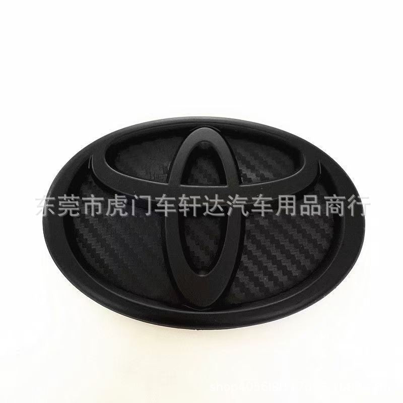 Toyota Cars Bull Head Logo Front Grill And Rear Car Logo Black And Chrome Also