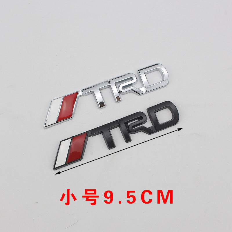 TRD Metal Small Stickers 3D Three-dimensional Car Decoration Stickers Suitable For Toyota Logo Modified Car Stickers