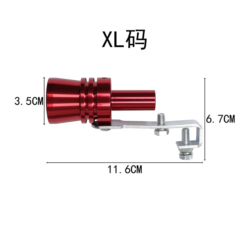 Cross-border Car Modified Turbo Whistle Exhaust Pipe Sounder Motorcycle Sounder Turbo Exhaust Sound Whistle