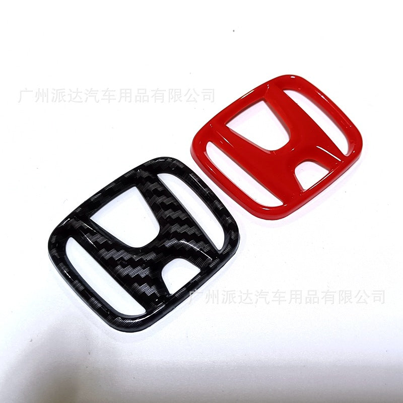 Modified Civic Fit UCXRV Haoying Accord Horn Cover Mark Suitable For New And Old Honda Steering Wheel Car Mark H-Logo