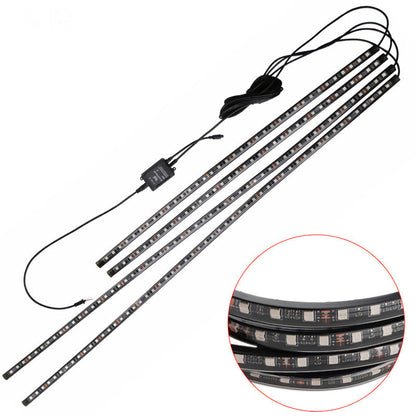 Car Chassis Light Decoration Colorful Voice Control Atmosphere Light Highlight Modified Car Chassis Light Waterproof Flash Led Streamer Light