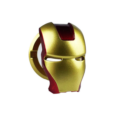 Iron Man Car One-Button Start Protective Cover Decorative Sticker Decorative Ring Button Decorative Cover Car Interior Supplies Modification