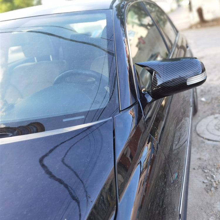 Suitable For Toyota Reiz 08-09 Models, Carbon Fiber Rearview Mirror Horn-Shaped Cover, Car Styling Modification Parts