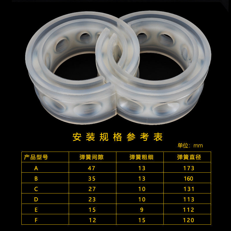 Manufacturers Supply Car Modification Transparent Spring Shock Absorber Buffer Shock Absorber Strong Buffer Car Modification