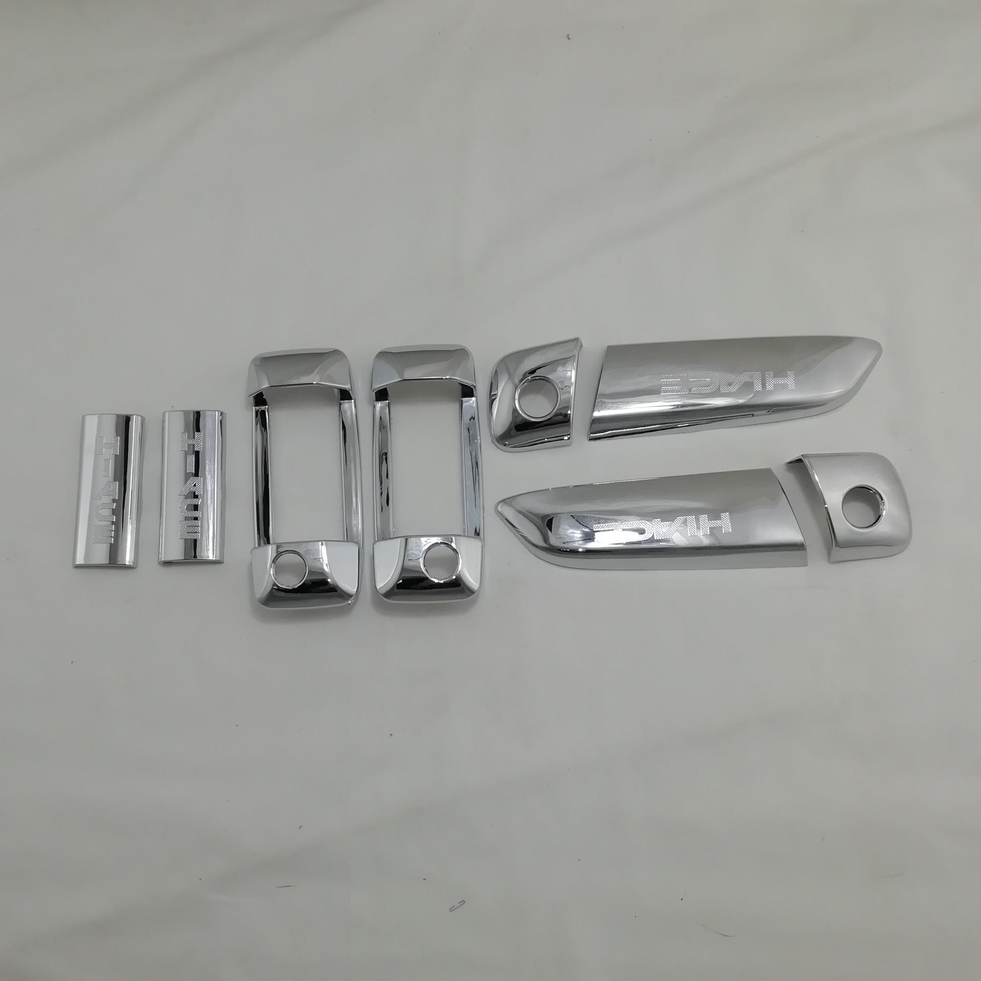 Toyota 06-19 Hiace 200 Series Handle, Electroplated Door Handle Covers, Abs Material Handle Chrome