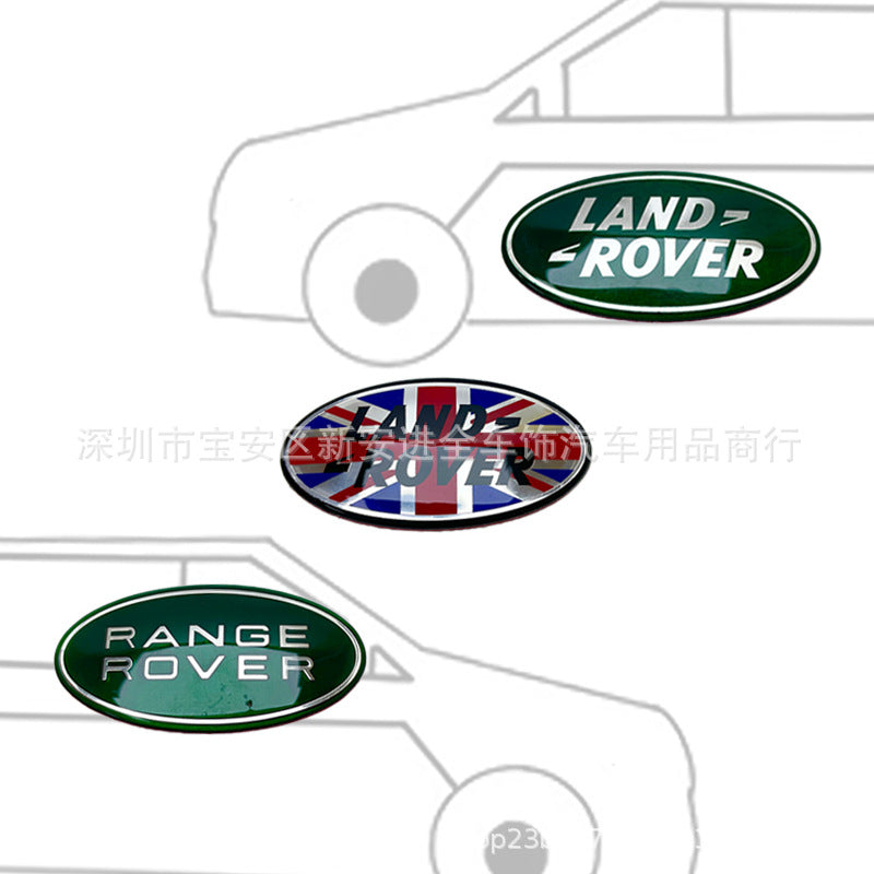 Suitable For Land Rover Range Rover Evoque Discovery LAND ROVER Car Mark Modification RANGEROVER Middle Net Mark Tail Mark
