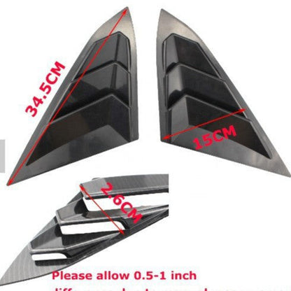 Tenth Generation Civic Rear Triangle Window Quarter Glass Louvers