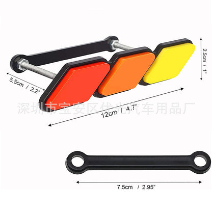 Suitable For TOYOTA Tacoma Tacoma Tacoma Super Tantou Grid Three-color Car Labeling Modification