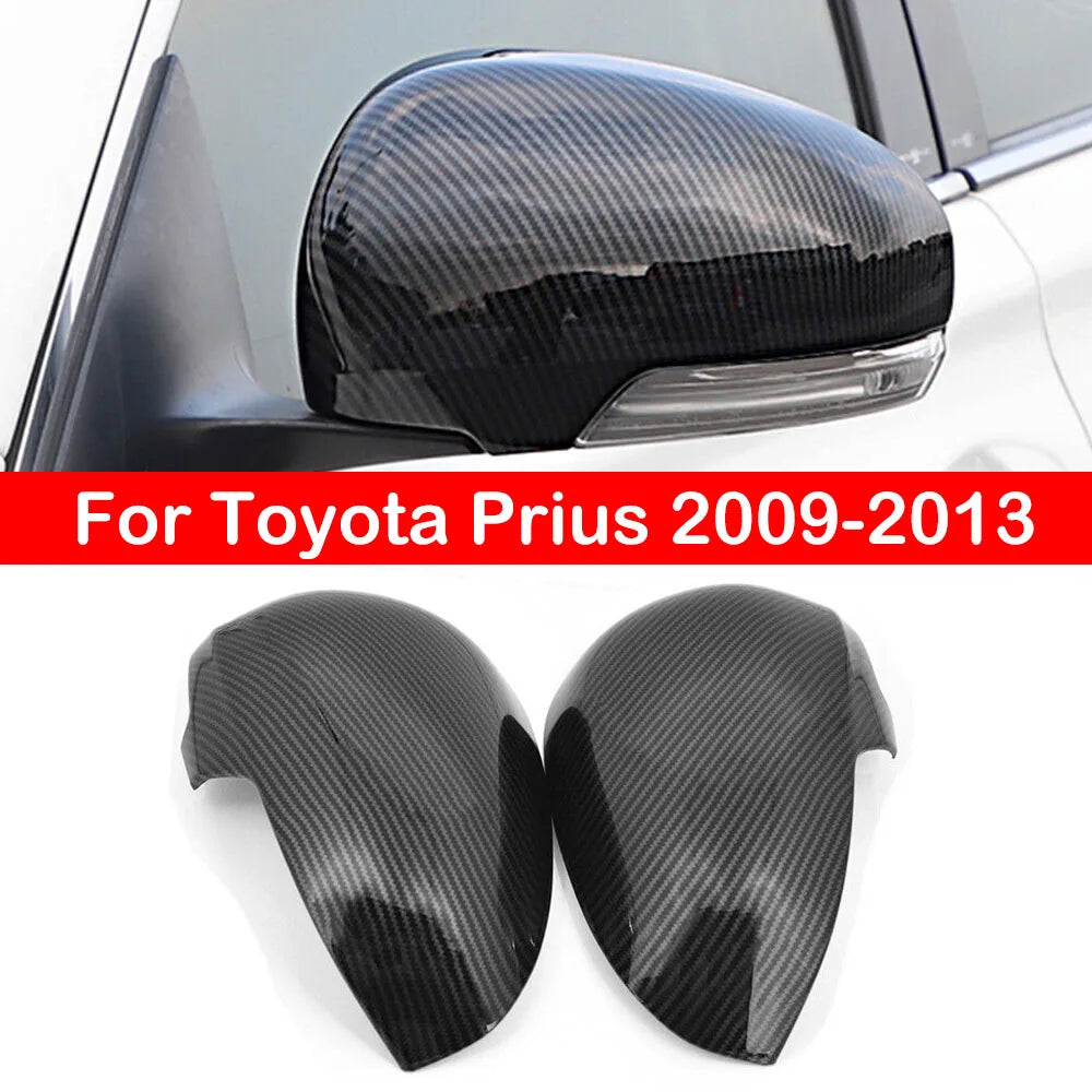 Premium Toyota Prius Alpha (2010-2016) ZVW41 Rearview Mirror Covers – High-Gloss Replacement Mirror Shells (1 Pair)