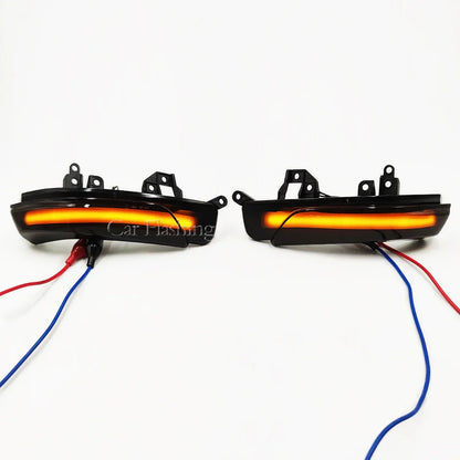 Toyota Prius, Reiz, Wish, Crown, Avalon, Mark-X, Camry (ASIA) Dragon Black Flowing Water Side Mirror Turn Signal Light