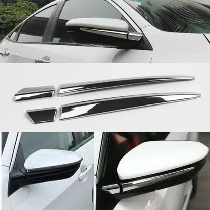 Honda Civic 2016-21 Side Mirrors Cover Carbon Fiber Style, Glossy and Chrome