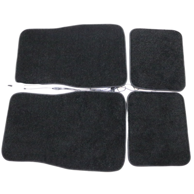 Ambiance Light Floor Mat Set Fiber Optic Light Car Foot Mat
