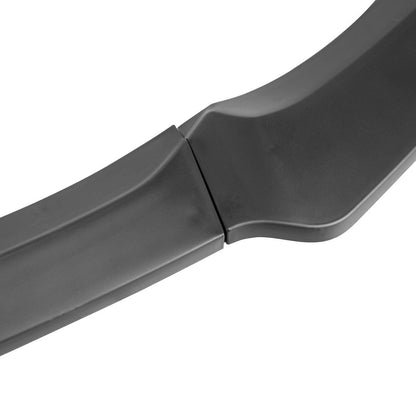 Front cannard spliter Front Lip  Modification Parts Sedan Hatchback Carbon Fiber Pattern Four-segment Front Universal Shovel