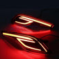 HONDA CRV modified decorative accessories full neon rear bumper fog lights